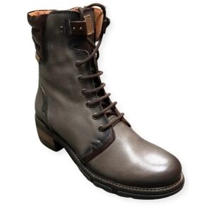 Pikolinos San Sebastian Dark Gray Combat Boots size 39 US 8-8.5